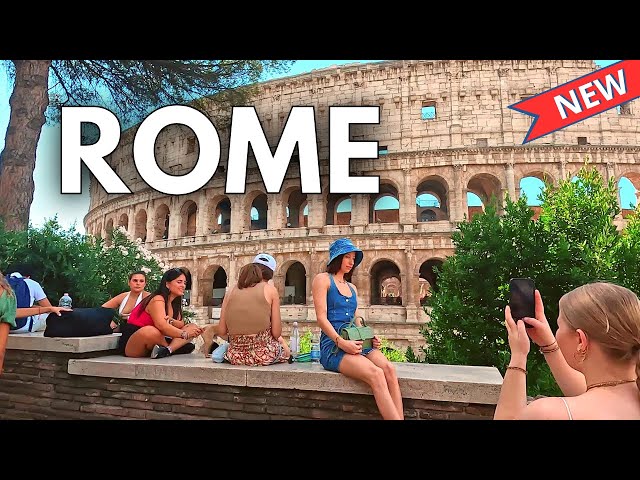 ROME, Italy 4K ✅ WALKING TOUR with SUBTITLED STORY  - walk around Italy
