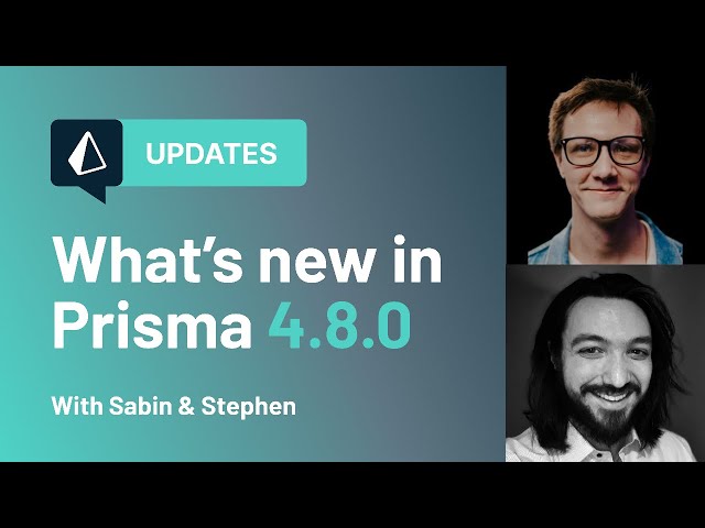 What's new in Prisma (v4.8.0)