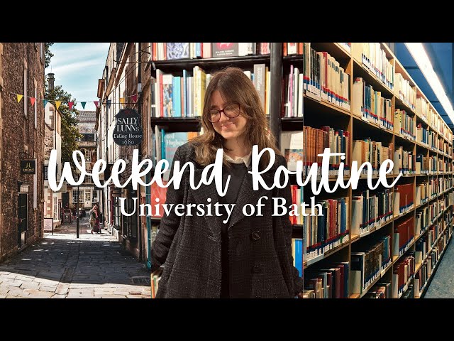 Weekend in my Life at the University of Bath | weekend routine as a psychology undergrad student