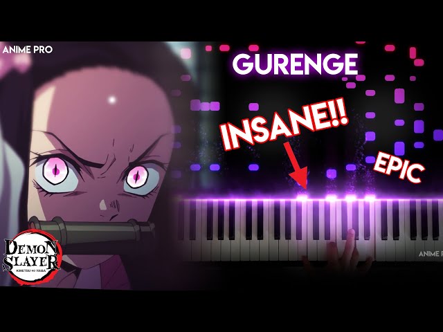 INSANE live piano cover of Gurenge from Demon Slayer(Kimetsu no Yaiba) | LiSA