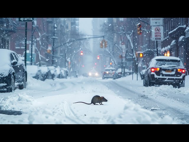 🇺🇸 MESSY SNOWSTORM SLAMS NEW YORK ❋ 2024 Snow Walk ❋