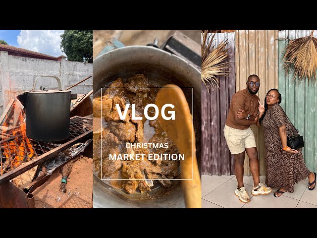 VLOG | Christmas Market Edition | Cooking Christmas Lunch using firewood