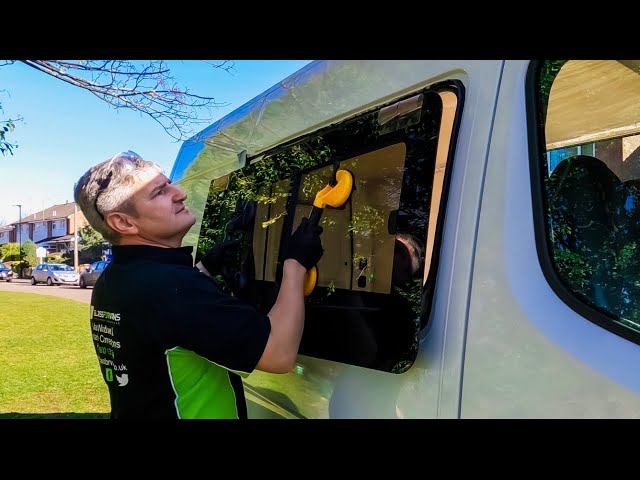 Camper van conversion | How the PROs fit windows.
