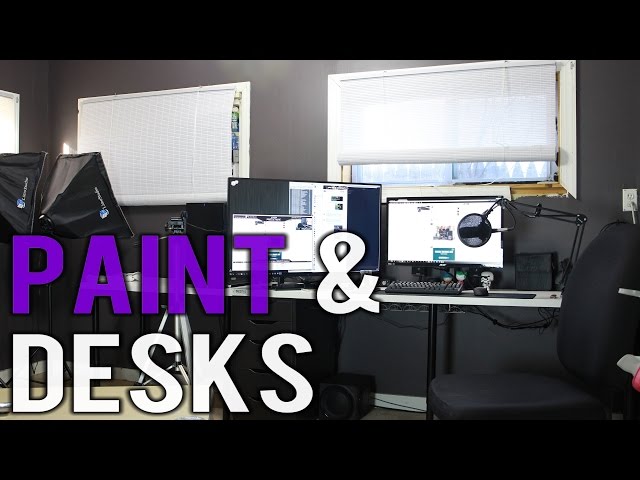 Painting Office & New Desks | Sluntvlog #2