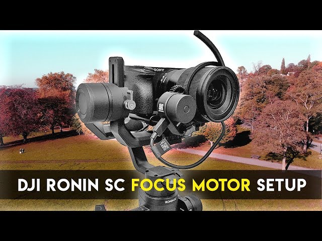 DJI Ronin SC: How to setup the Focus Motor - Step by step Tutorial