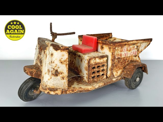 1960's Abandoned Tonka Ser-Vi-Car Toy Restoration