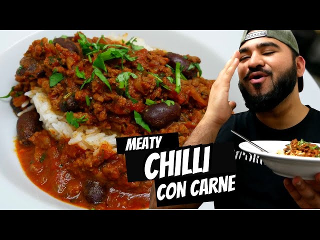 DELICIOUS CHILLI CON CARNE RECIPE | How to make Chilli Con Carne | Halal Chef