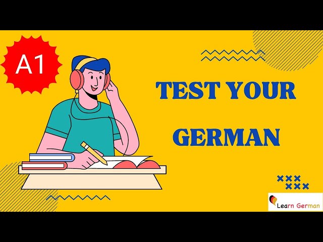Test Your German | Level A1 | November Special | Teste Dein Deutsch | Learn German