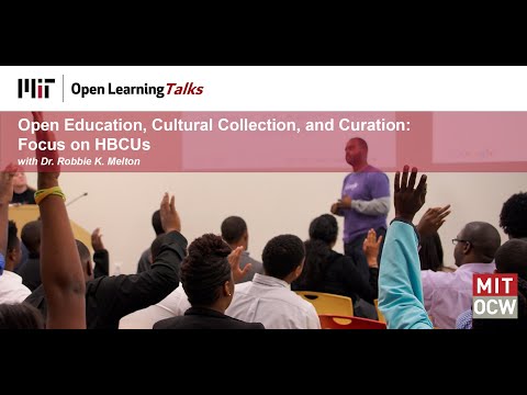 Open Learning Talks | Open Education, Cultural Collection, and Curation: Focus on HBCUs