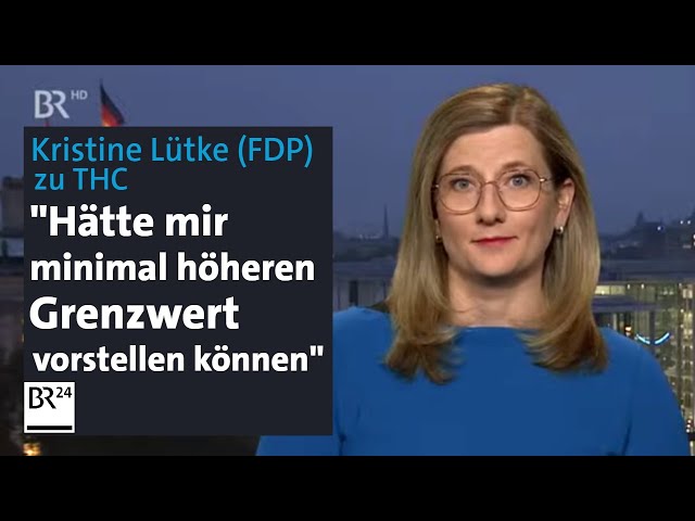 Kristine Lütke (FDP): "Hätte mir minimal höheren Grenzwert vorstellen können" | Kontrovers | BR24