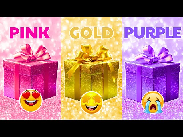 Choose Your Gift 🎁| Pink, Gold or Purple 😭😍🤩 | Are You a Lucky Person or Not?