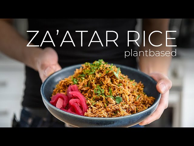 This easy Za'atar Rice Recipe will really PAN OUT