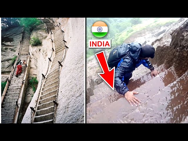 Top 10 Most Dangerous Stairs (सीढ़ियां) In The World