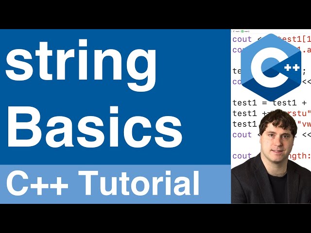 Basics Of Using The string Type | C++ Tutorial