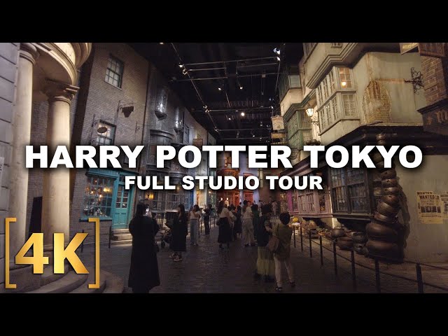 Tokyo's Newest Attraction & The Only One in Asia! HARRY POTTER STUDIO Full Walking Tour | Japan