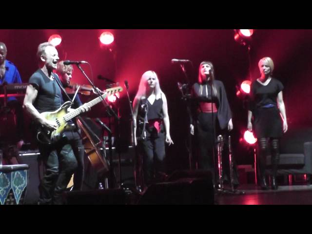 Sting "Roxanne" in Edmonton July 24, 2016 Rock Paper Scissors Tour