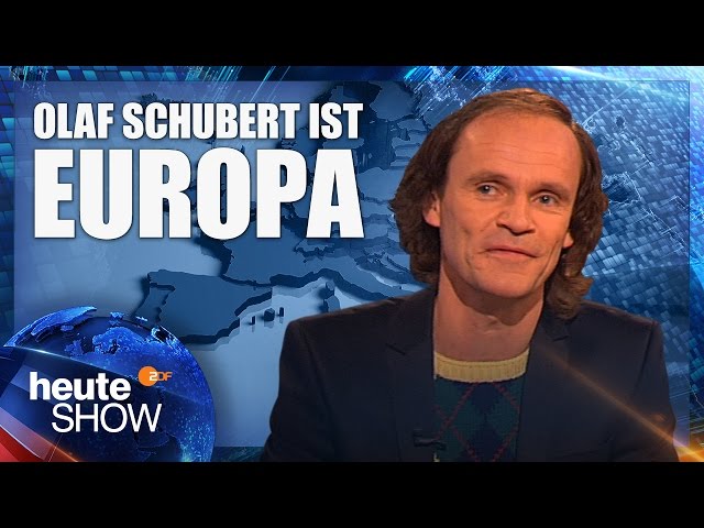 Olaf Schubert zur aktuellen Lage der EU | heute-show vom 17.03.2017
