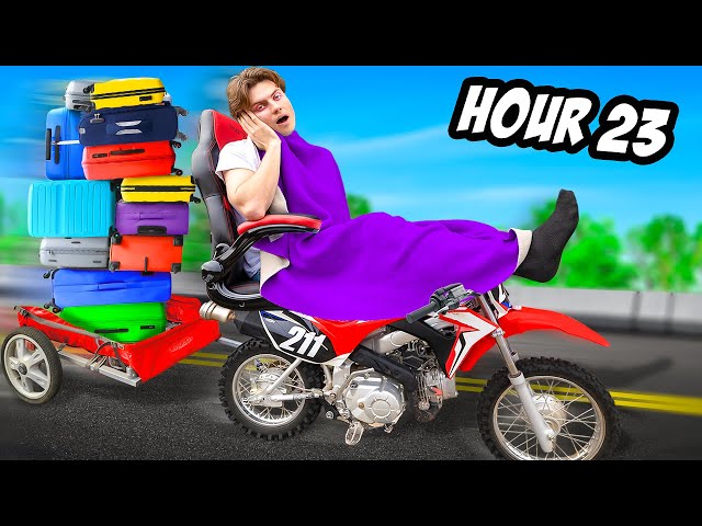 Riding My Dirtbike For 24 Hours!!