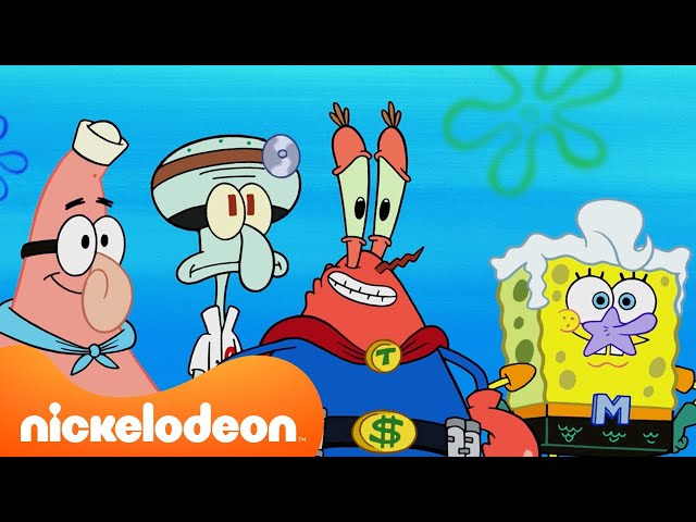 SpongeBob | SpongeBob wird zum Superheld! 💥 | Ganze Szene | Nickelodeon Deutschland