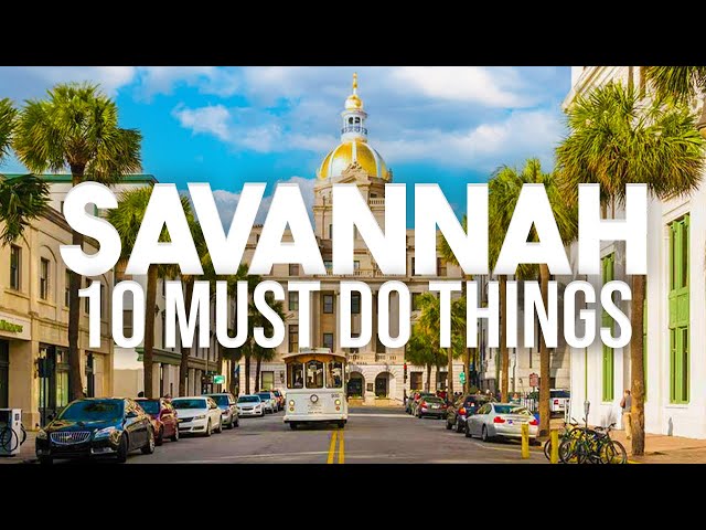 TOP 10 Must Do Things In Savannah, Georgia | 2024
