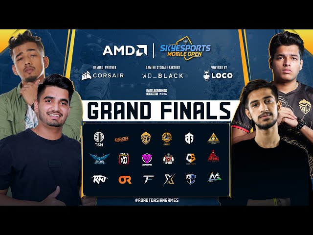 AMD Skyesports Mobile Open powered by LOCO | Grand finals BGMI Day 6 | ft. Godlike, Xspark, Forever
