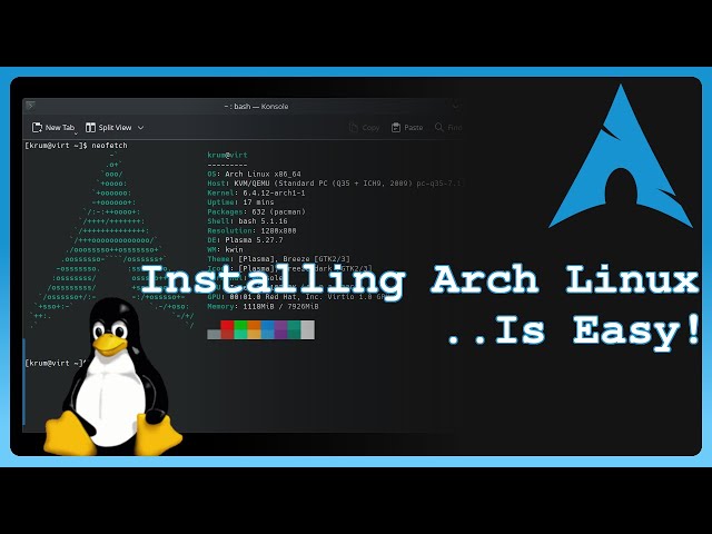 Installing Arch Linux Is Easy With Archinstall
