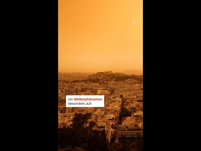 Wüstenstaub verhüllt Athens Akropolis | DER SPIEGEL
