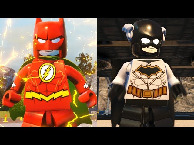 LEGO DC Super Villains - How To Make BAT FLASH Custom Speedster