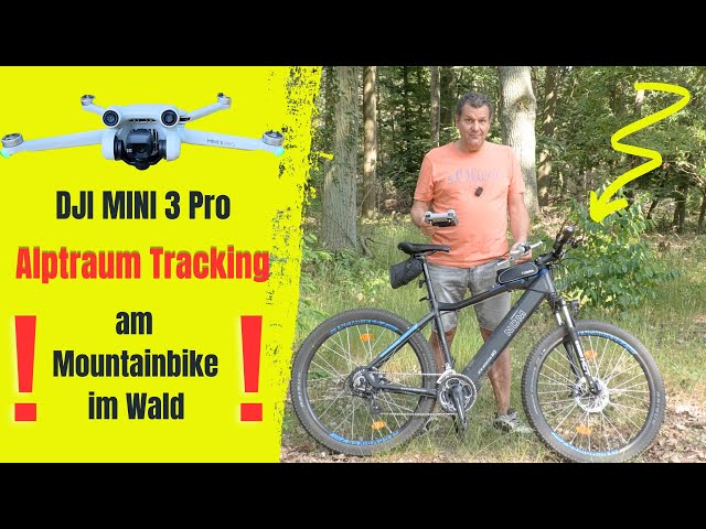 DJI Mini 3 Pro ! Der Alptraum ! Active Track im Wald am Mountainbike ! Mach nicht diesen Fehler !