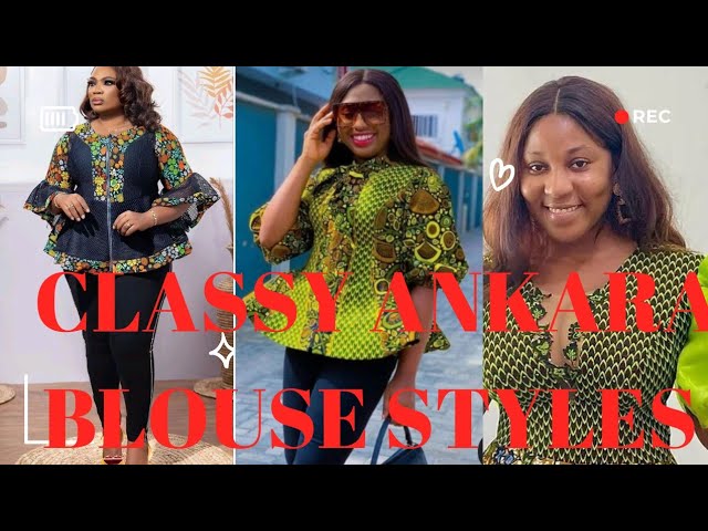 Uniquely Simple #Ankara Blouse Styles For The Ladies || Stunning Best Of #African Fashion Dresses