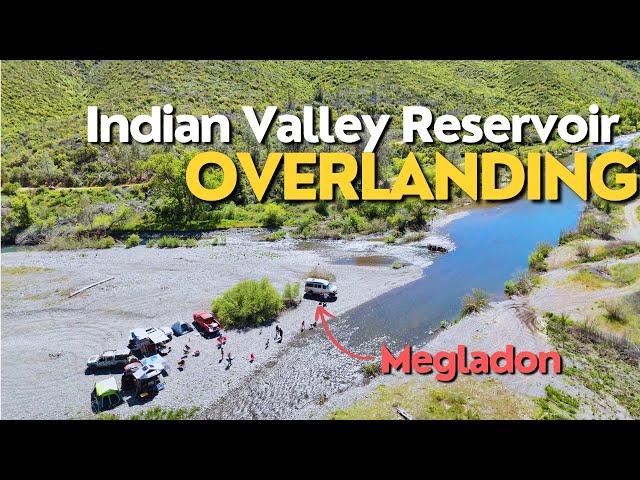 Indian Valley Reservoir with 4x4 van