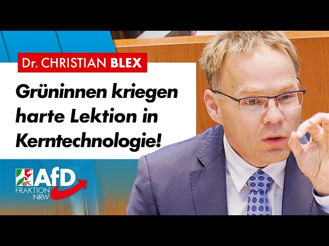 Grünes Hirngespinst kollidiert mit AfD-Sachverstand! – Dr. Christian Blex (AfD)