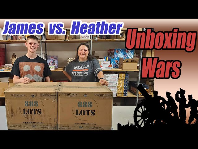 Unboxing Wars - Son Vs. Mother! Who Will Win? What did We get? Check out the items.
