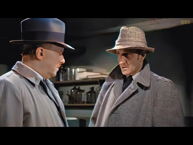 Basil Rathbone | The Woman in Green (Sherlock Holmes, 1945) Murder Mystery | Colorized Movie