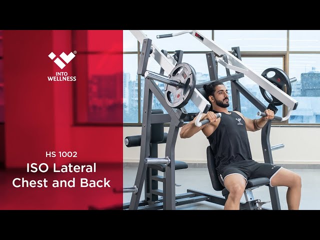 Workout for chest and back with HS 1002 ISO Lateral Chest and Back by Into Wellness/Realleader USA?