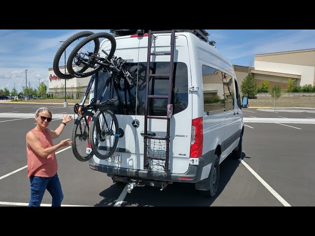 STEP by STEP: SPRINTER 4x4 BIKE RACK - DIY $150 Secure Simple Swingout Solid LOLO UNSTEALABLE Bikes