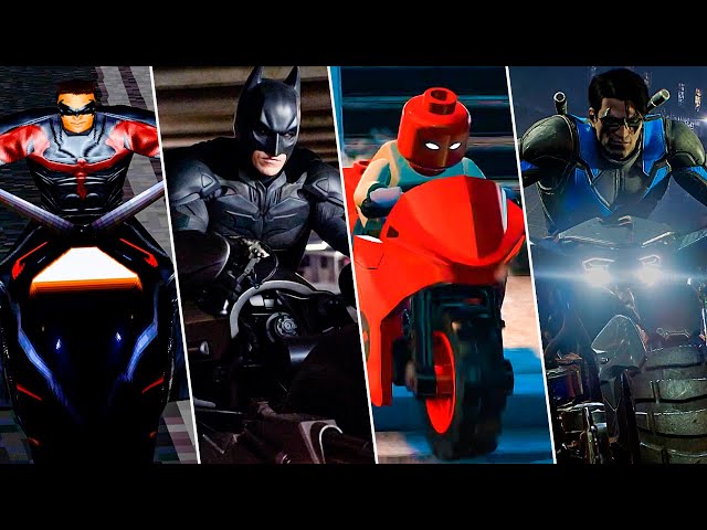 Evolution of Batbike in Batman Games (1998 - 2022) Gotham Knights