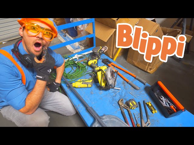 Learning About Tools With Blippi | Learning Tools For Kids | Educational Videos For Kids