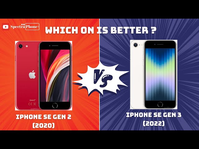 iPhone SE Gen 2 (2020) VS iPhone SE Gen 3 (2022) 2024 (Specifications & Comparison) #spectraphone