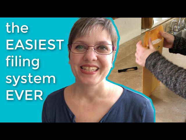 The EASIEST Paper Filing System EVER | The Minimal Mom | A Clutter-Free January