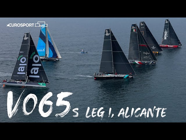 The Full Replay of VO65 Stage 1 Start | The Ocean Race | Eurosport