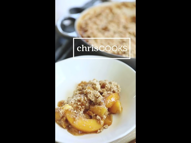 Chris Cooks - Peach Cobbler