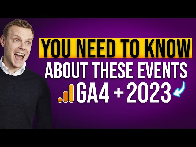 GA4 Events – A Beginner's Guide