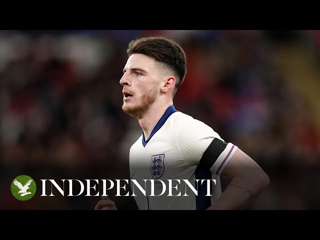 Declan Rice prepared for ‘pinch me moment’ when he captains England against Belgium