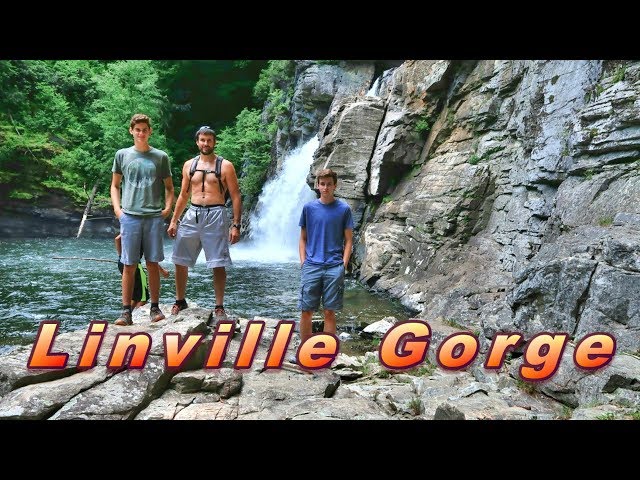 Hiking the Linville Gorge with my boys