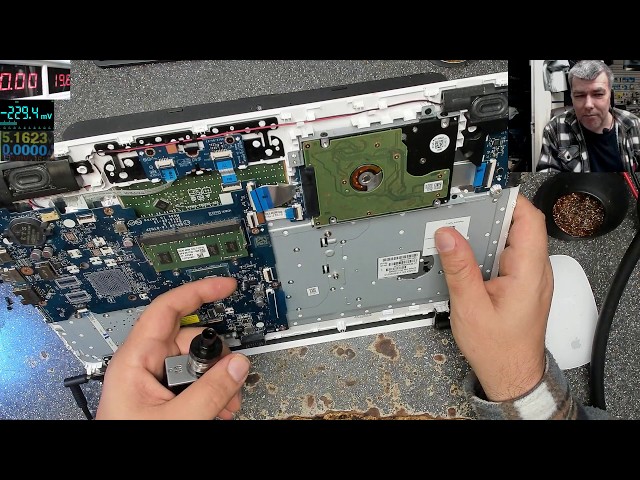 Hp 15-ay022na -motherboard repair no power/not charging