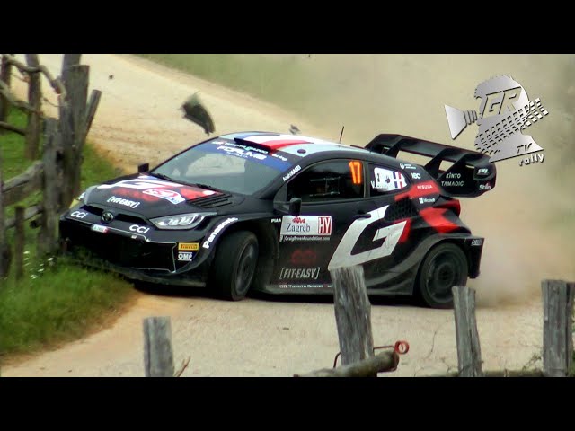WRC Croatia Rally 2024 | INCREDIBLE three-way BATTLE | HIGHLIGHTS by GRBrally 🎬