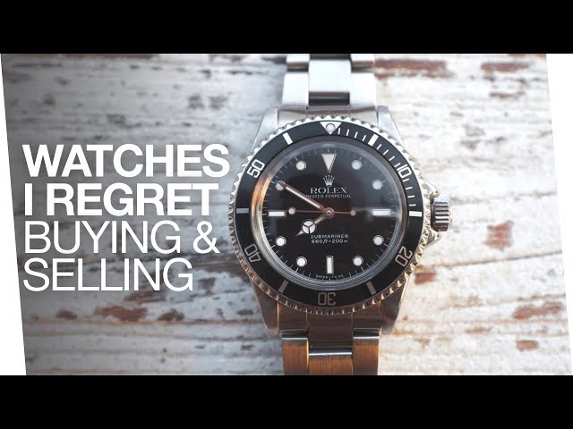 DON'T MAKE THESE MISTAKES! - Watches I regret buying and selling - Rolex and Omega