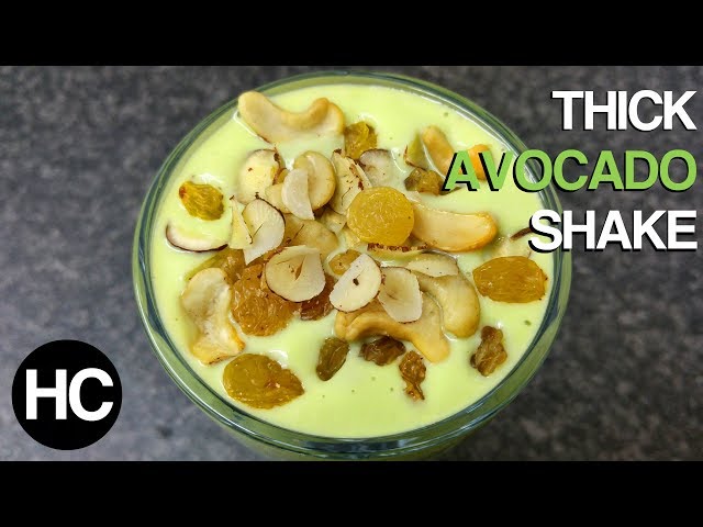 Special Moroccan Avocado Milkshake or Smoothie - Jus d'avocat Marocain - Halal Chef