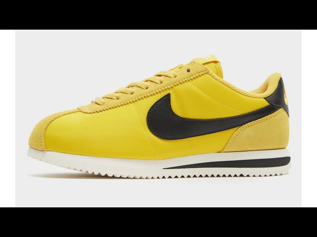 Photos of the Nike  Cortez “Bruce Lee" Sneakers Colorway Retail Price $100 Sneakerhead News 2023